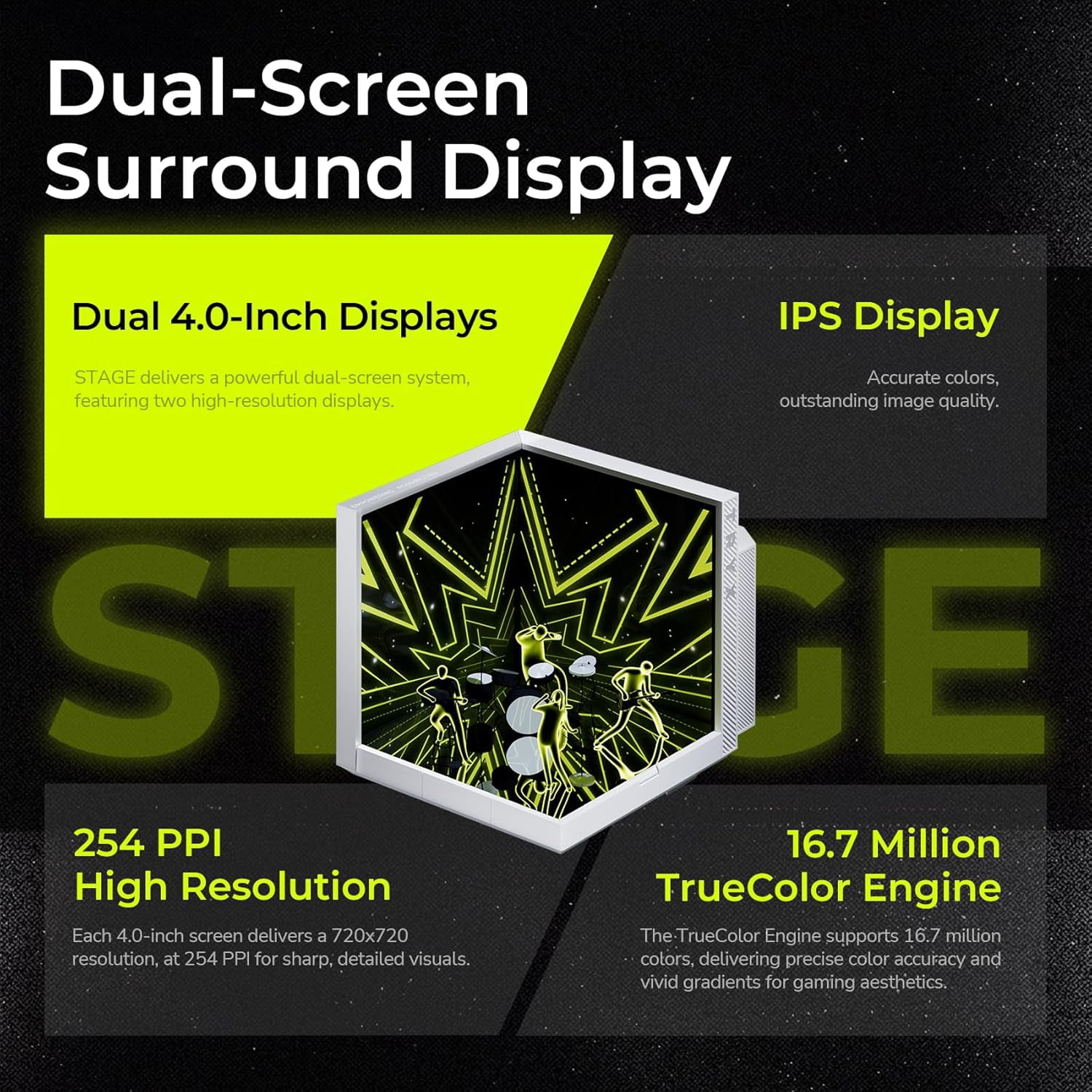 TRYX L-S360A-DM3M-G0K Stage ARGB 360mm AIO Screen3D Display Modes Asetek 7th GenV2 Intel LGA 1851/1700,AMD AM5/AM4-White