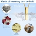 thumbnail image 5 of KeyStyle Urn Necklaces for Ashes Stainless Steel Pendant Necklaces for Women Memorial Jewelry for Ashes Holder Cube Necklace, 5 of 10