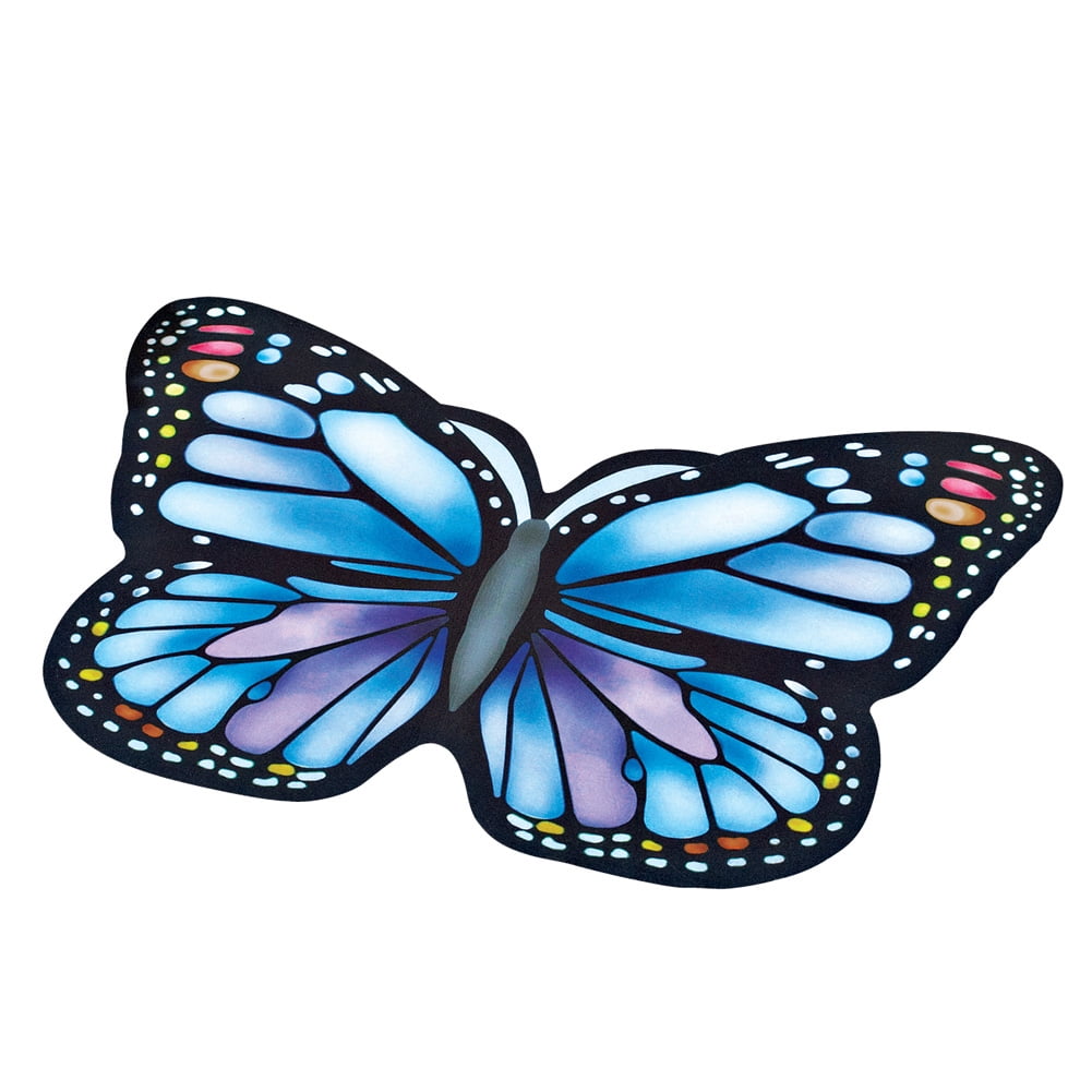 Flower Pot Planter Mat Set of 2 Butterfly Shaped Large 12/" Mats Deck Porch Patio