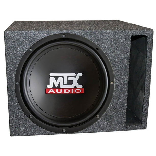 MTX TN12-02 Caisson de basses audio de voiture 12 400 W + boîtier ventilé  