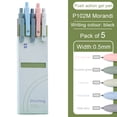 thumbnail image 3 of 5 Pieces Ink Pen Retractable Classroom Painting Home Supply Rolling Ball Pens Detachable Student Teacher Writing Tool for School Office Home Classroom Type 2, 3 of 9
