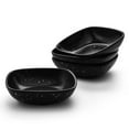 thumbnail image 2 of PFaltzgraff Stella Set of 4.7 Inch Pasta Bowls Stoneware Black Square, 2 of 6