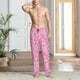 thumbnail image 2 of Fotbe Breast Cancer Awareness2 Pantalones de Pijama para Hombre, Pantalones de Dormir, Pantalones de Casa con Cintura Ajustable y Bolsillos-3X-Large, 2 of 6