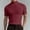 Wine, variant on Xysaqa Shirts for Men Classic Tees Men Mens Casual Turtleneck Mock Neck T Shirt Slim Fitted Short Sleeve Summer Basic Tops Mens Shirts S-2XL On Clearance