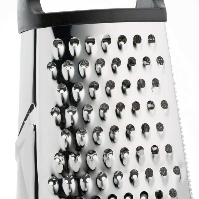 Spring Chef Professional Cheese Grater - Stainless Steel 4 Sided Handheld  Box Grater for Kitchen, XL Size - Perfect Shredder for Parmesan Cheese
