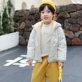thumbnail image 3 of Esaierr Boys Girls Winter Fleece Cotton Coats for Kids Toddler 1-7Y Lightweight Hooded Winter Cotton Jacket Baby down Cotton Outerwear, 3 of 6