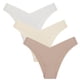 thumbnail image 1 of Conjunto de 3 piezas de bragas de mujer, bragas de seda de hielo sin rastro de algodón para mujer, borde de cintura en forma de V para mujer, 1 of 5