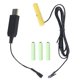 thumbnail image 1 of 6V Cable eliminador de batería Usb a Aaa 2aaa 3aaa 4aaa para juguetes de Control remoto Led, 1 of 5