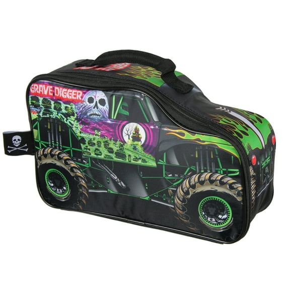 Monster Jam Grave Digger Truck Shaped Insulated Big Large Work Lunch Box Bag