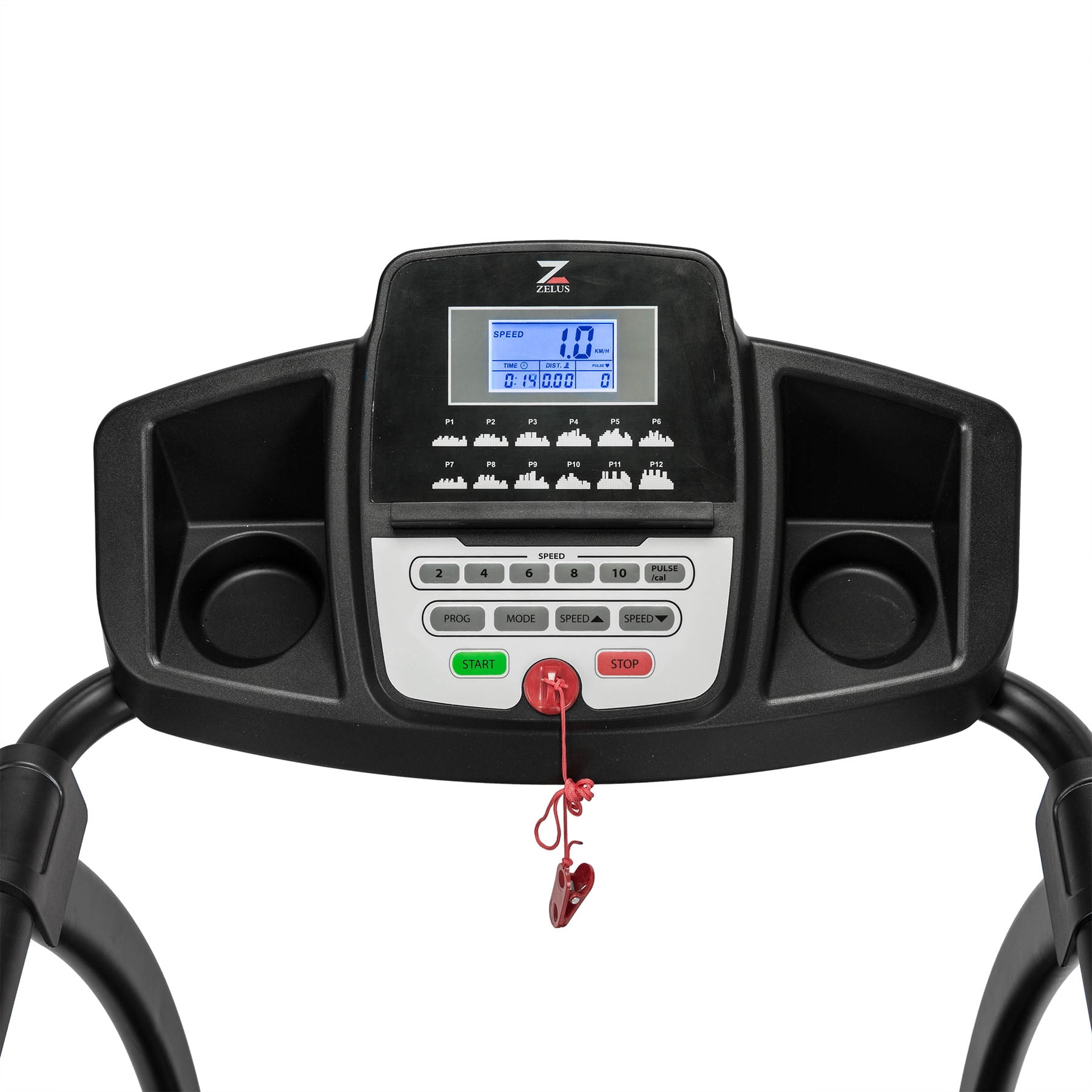 Folding Treadmill Electric Motorized Running Machine with Downloadable Sports App Control Walking & Running OR Treadmill Mat, Cup Holder, MP3 Player & Wheels Easy Assembly