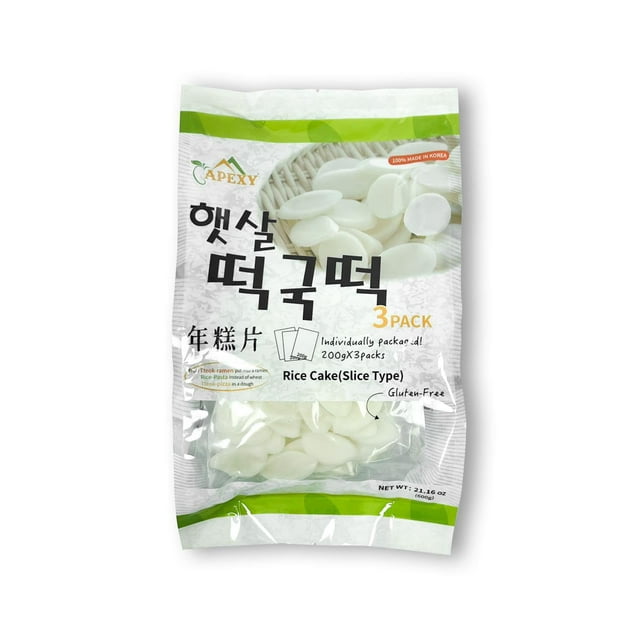 Korean Rice Cake Tteokbokkik Rice Cake, Chewy Tteok, Authentic Korean Street Food Snack, Perfect with Cheese and Ramen Noodles, No MSG, No Corn Syrup, Vegan and Gluten Free, Non-GMO 21.16 oz