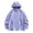 Purple, variant on GUZOM Mens Oversized Hooded Windbreaker Jacket Lightweight Nylon Spandee Water Resistant Streetwear Zippered Pockets White XS-XXXXL,Size S