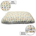 thumbnail image 3 of Kites Pet Bed, Repetitive Pattern of Various Shapes and Colors Outdoor Activity Fun Times Print, Chew Resistant Pad for Dogs and Cats Cushion with Removable Cover, 24" x 39", Multicolor, by Ambesonne, 3 of 4