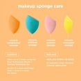 Real Techniques Makeup Sponge Trio, Foundation & Powder Makeup Sponges, Multi Color, 3 Count