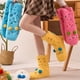 thumbnail image 4 of Guardurnaity Calcetines de cachemira, tejido suave y acogedor, súper elásticos, cómodos para regalar en Navidad, día de San Valentín y Medias amarillo para la buena suerte, 4 of 6