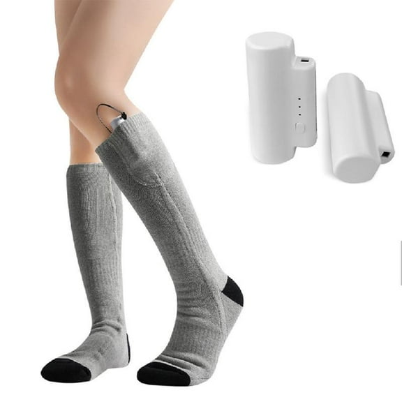Electric Heated Socks Rechargeable 4000mAh Battery Heated Socks for Men, Women