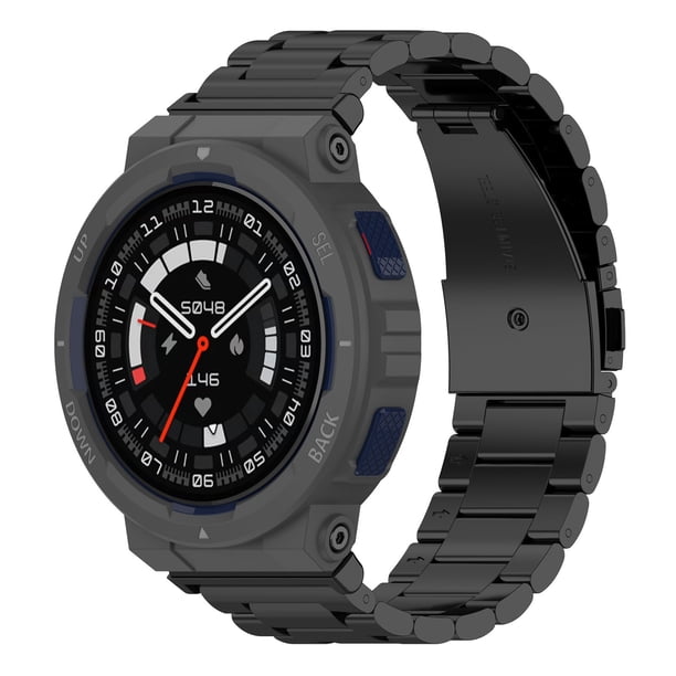 Elegante y duradera banda de reloj de metal de acero inoxidable compatible con Smartwatches electrónicos