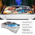 thumbnail image 5 of Windshield Sun Shade Foldable Car Front Window Sunshade For Car Suv Trucks Vans - Best Heat Shield Blocker Visor Cover Blocks Uv Rays And Keeps Your Vehicle Cool-Small, 5 of 5
