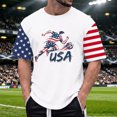 thumbnail image 2 of 2026 Usa Soccer Mens T-Shirts Short Sleeve Casual Crewneck Pullover Summer Tops Soccer Shirt for Men Indoor Outdoor Activities Daily Wear, 2 of 4