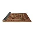 thumbnail image 2 of Ahgly Company Indoor Round Oriental Brown Industrial Area Rugs, 4' Round, 2 of 4