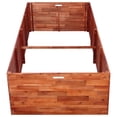 thumbnail image 3 of Canddidliike 79" x 39" x 20" Outdoor Acacia Wood Elevated Planter Garden Box, Raised Garden Bed for Vegetable, 3 of 6