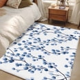 thumbnail image 5 of Blue Eucalyptus Area&nbsp;Rug 3x5ft Spring Botanical Branch Leaf Plant Abstract Art Non-Slip&nbsp;Washable Square&nbsp;Rugs Soft Felt Indoor Floor Mat for Bedroom Kitchen Living Room Bathroom, 5 of 9