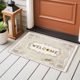 thumbnail image 4 of Vintage Sunflower Entryway Rug 2'x3'&nbsp; Non Slip Front Door Mats, Welcome Retro Art Floral Entrance Rugs Indoor Outdoor Carpet, Washable Floor Mats Small Area Rug for Bedroom Kitchen, 4 of 8