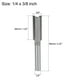 thumbnail image 2 of Fresa 1/4 Vástago 3/8" Diámetro de Corte 2 Flutas Rectas Carburo para Carpintería y Fresado Herramienta 2pcs, 2 of 3