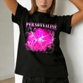 thumbnail image 6 of Graphic Tennis Tees for Women Casual Everyday Women's T Shirts with Comfortable Fit Breathable for Daily Activities Travel Lightweight Basic Tee for Ladies Red XXL, 6 of 6