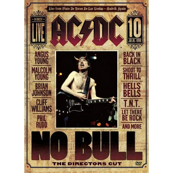 AC/DC: No Bull: The Director's Cut (DVD), Sony, Music & Performance