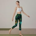 thumbnail image 5 of Sakmal High Waisted Women Leggings Buttery Soft Tummy Control Butt Lifting Yoga Pants 7/8th Running Sunfloral Leggings, 5 of 8