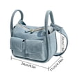 thumbnail image 3 of Bolsos de hombro para mujer Denim Ladies Hobo Bag Moda para fin de semana (azul claro), 3 of 5