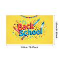 thumbnail image 1 of Back to School Pencil Star Books Banner Classroom Decorations Backdrop Party Supplies Photo Booth Event Prop School Event, 1 of 3