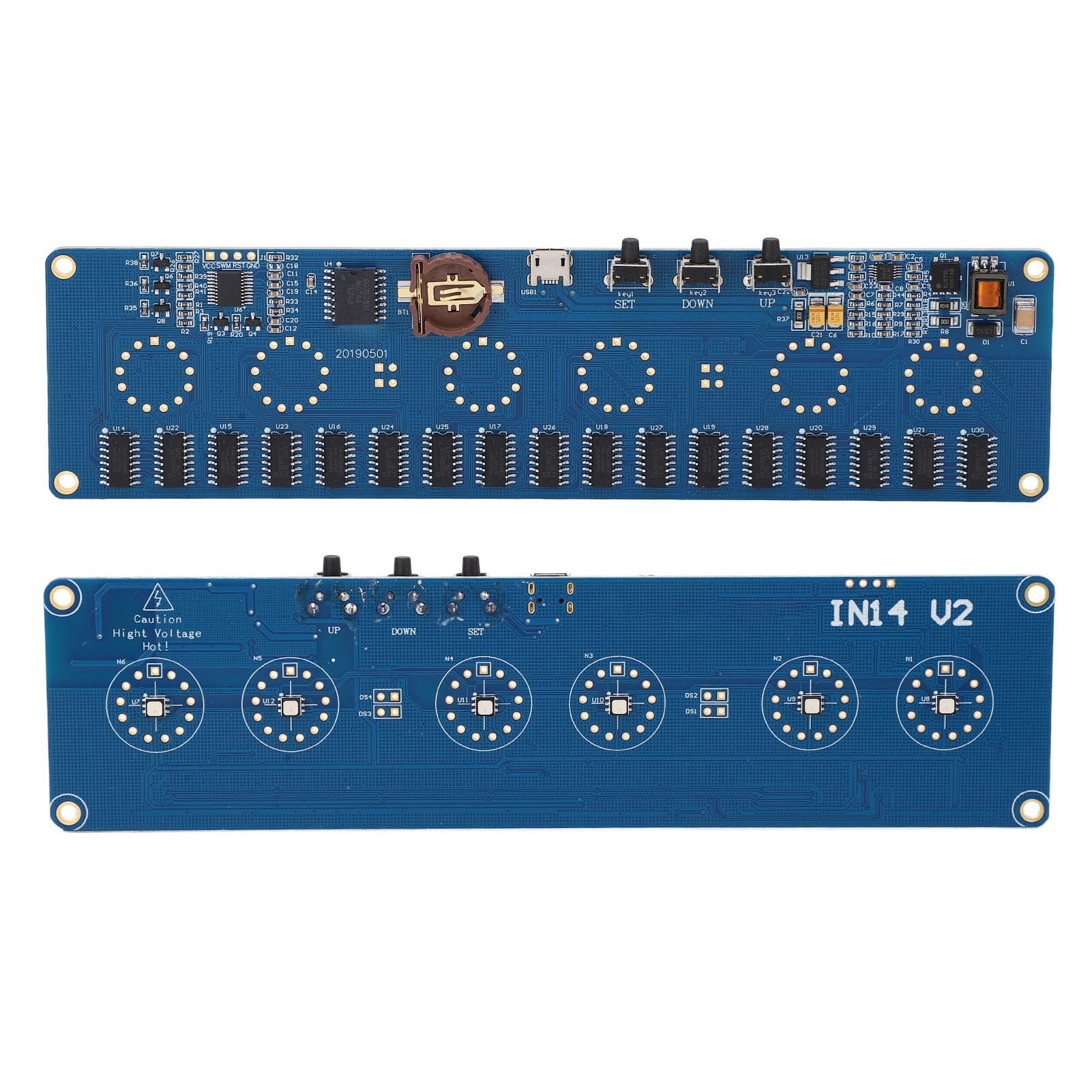 Nixie Tube Clock Board, Nixie Tube Clock Drive Module High Precise 7