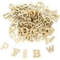 thumbnail image 1 of BESTYASH 124Pcs Wooden Letters Crafts for Artists Wedding Numbers Rectangular Khaki, 1 of 5