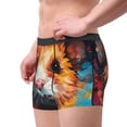 thumbnail image 2 of Fotbe Oil Painting Colorful Hamster Men’s Total Support Pouch Boxer Briefs, X-Temp Cooling, Moisture-Wicking Underwear, Regular, Long-leg and Trunk-, 2 of 6