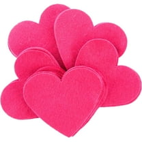 Playfully Ever After 3 Inch 28pc Felt Hearts (Pink)