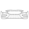 Genuine OE Volvo Bumper Cover - 40001017