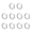 Steel Color, variant on CEORPER 10Pcs Steel Huggie Hoop Earring Cartilage Lobe Piercing Earring Jewelry