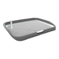 thumbnail image 2 of Dog Training Toilet Tray Litter Tray Pee Pad with Urinary Column Keep Paws Clean Gray, 2 of 10