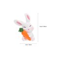 thumbnail image 2 of 6pcs Table-top Rabbit Ornaments Bonsai Plant Accessories Micro Rabbit Decors, 2 of 7