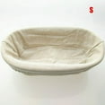 thumbnail image 1 of PENGXIANG Fermentation Rattan Woven Basket Bread Proofing Baskets Multipurpose Storage Baskets with Liner, 1 of 2