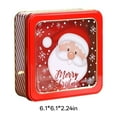 thumbnail image 2 of ACDANC Christmas Cookie Tins with Lids Large Christmas Cookie Boxes Metal Christmas Empty Tins Santa Tinplate Xmas Gift Box for Christmas Holiday Candies Treats Cookie Storage Container, 2 of 7
