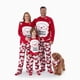 thumbnail image 1 of Conjuntos de pijamas navideños a juego para toda la familia con estampado gráfico de Papá Noel grande en la parte delantera y trasera, 1 of 5