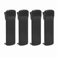 thumbnail image 2 of Plastic Radio Belt Clip, Portable Practical Replacement Belt Clip Black  for CP140, 2 of 7