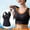 Black, variant on Sleeveless Thermal Shirts V Neck Vest With Built In Bra Lined Underwear Thermal Tank Top With Spongy Pad Winter Tops For Womens Women Thermal Long Sleeve Thermal Top for Women with Thumb Hole Thermal