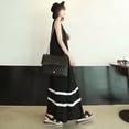 thumbnail image 2 of Elegant Women O-Neck Sleeveless Maxi Robe Summer Long Vestidos Female Dress, 2 of 11
