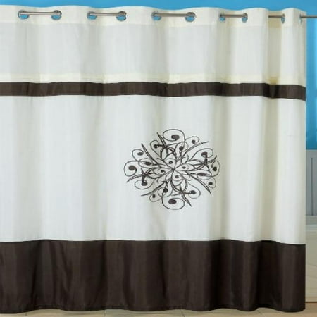 UPC 886511261952 product image for Lavish Home Lewiston Embroidered Shower Curtain with Grommets | upcitemdb.com