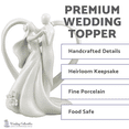 thumbnail image 3 of Stylized Dancing Wedding Cake Topper, 3 of 12