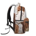 thumbnail image 4 of Haiem Yak Printed School Backpack,Casual Travel Lightweight Backpack,Durable Comfortable Multifunctional Backpack,Laptop Backpack, 4 of 5